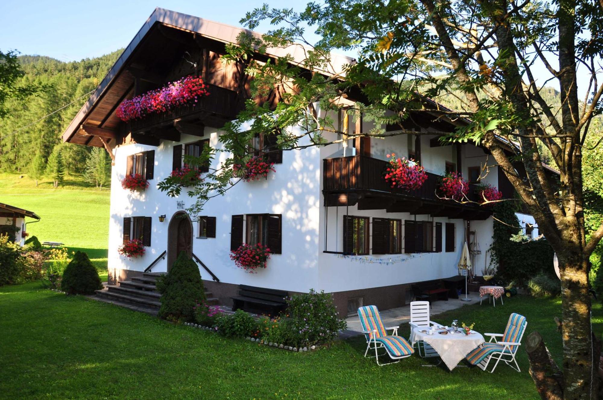 Ferienwohnung Haus Thurner Obsteig Exterior foto